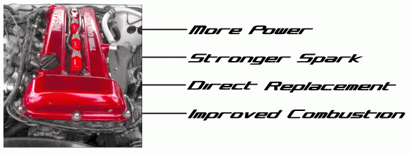 More Power, Improved Combustion, Stronger Spark, Direct Replacement